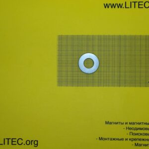 Неодимовый магнит кольцо N38 D39.5*d18.5*h5 мм