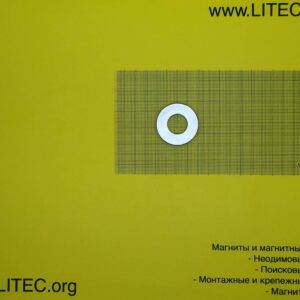 Неодімовий магніт кільце N38 D40*d18,5*h6 мм