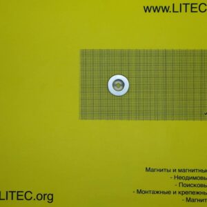 Неодімовий магніт кільце з потаєм N38 D30*d6,5-12,5*h5 мм