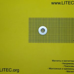 Неодімовий магніт кільце з потаєм N38 D35*d6,5-12.5*h5 мм