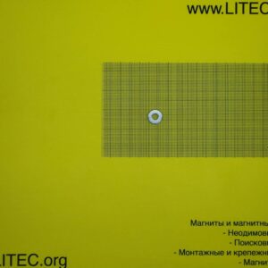 Неодимовый магнит кольцо N38 D15*d6*h6 мм