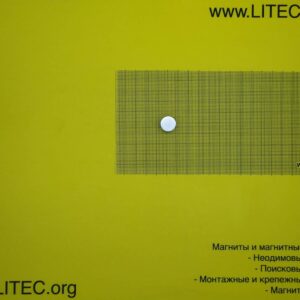 Неодімовий магніт шайба N38 D12*h2 мм
