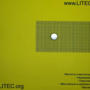 Неодімовий магніт шайба N38 D20*h10 мм