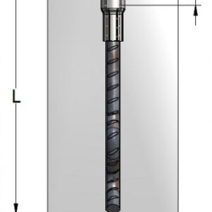Закладна деталь з арматурою RD16x150mm 1.2T